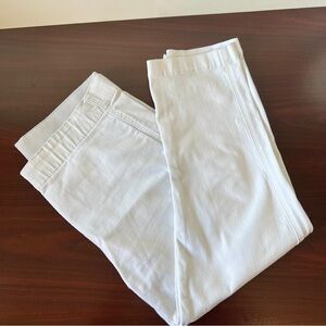 Miracle Body White Denim Tummy Control Capri Jeans Size 12